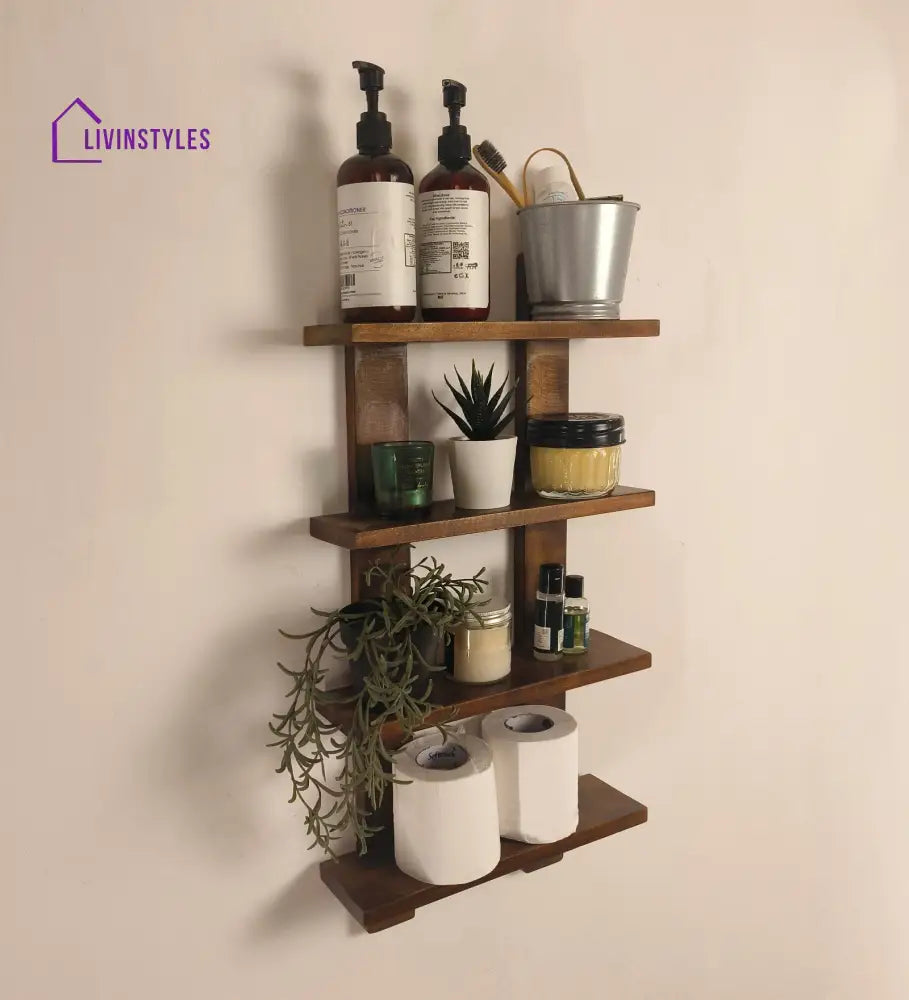 Killy Wooden Wall Shelf Kitchen