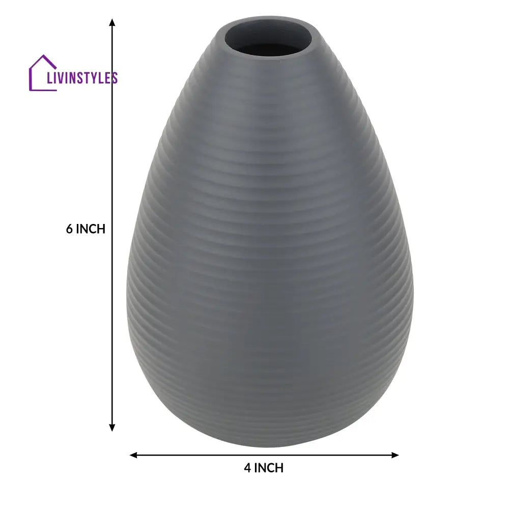 Klova Grpahite Vase Pot