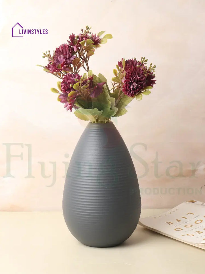 Klova Grpahite Vase Pot