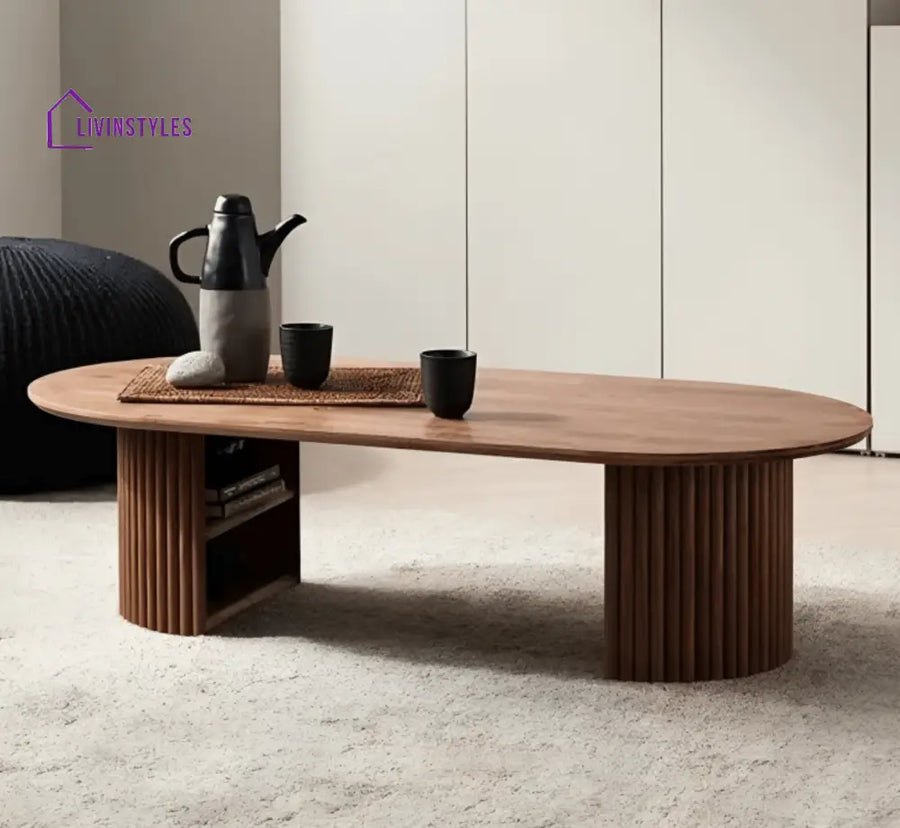 Kseniya Wooden Storage Centre Table Tables