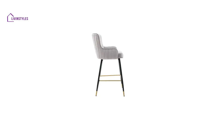 Lakshya Grey Color Nolen Bar Stool