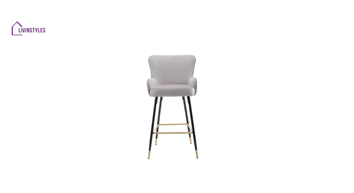 Lakshya Grey Color Nolen Bar Stool