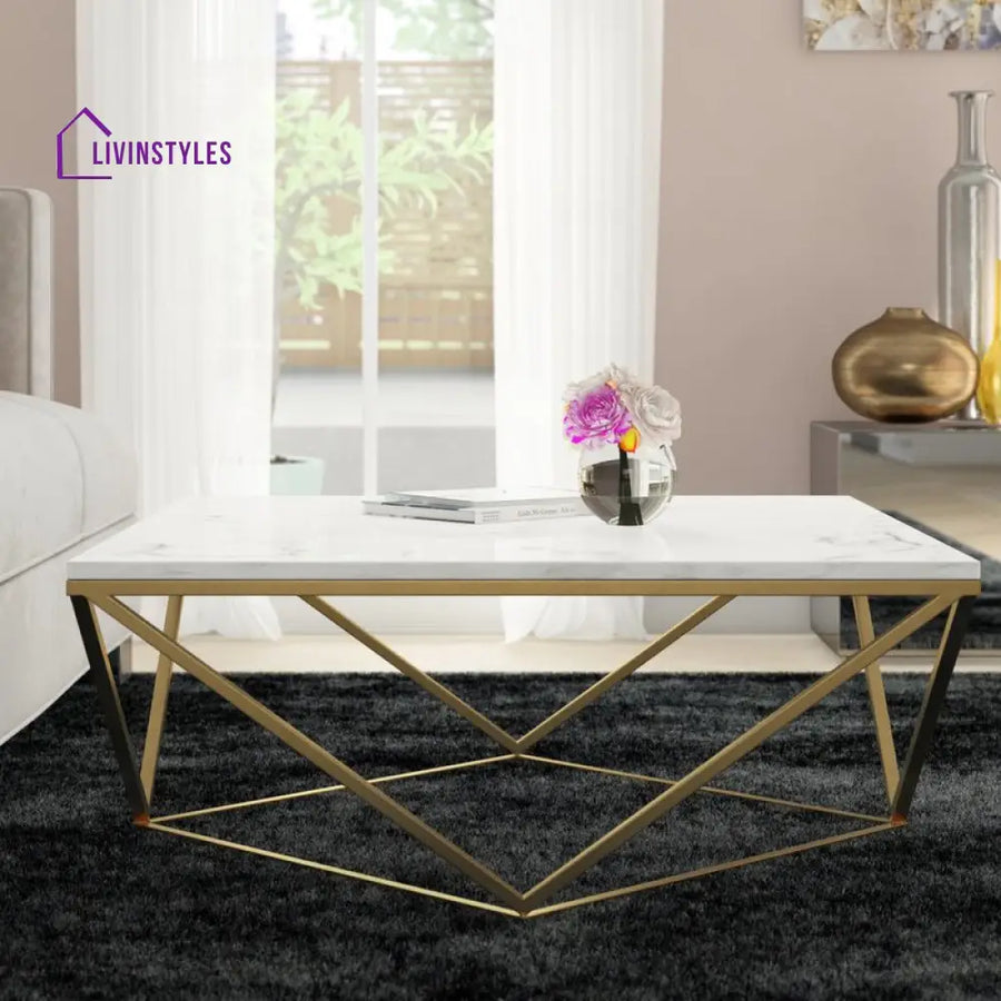 Lavanya Metal Coffee Table For Living Room