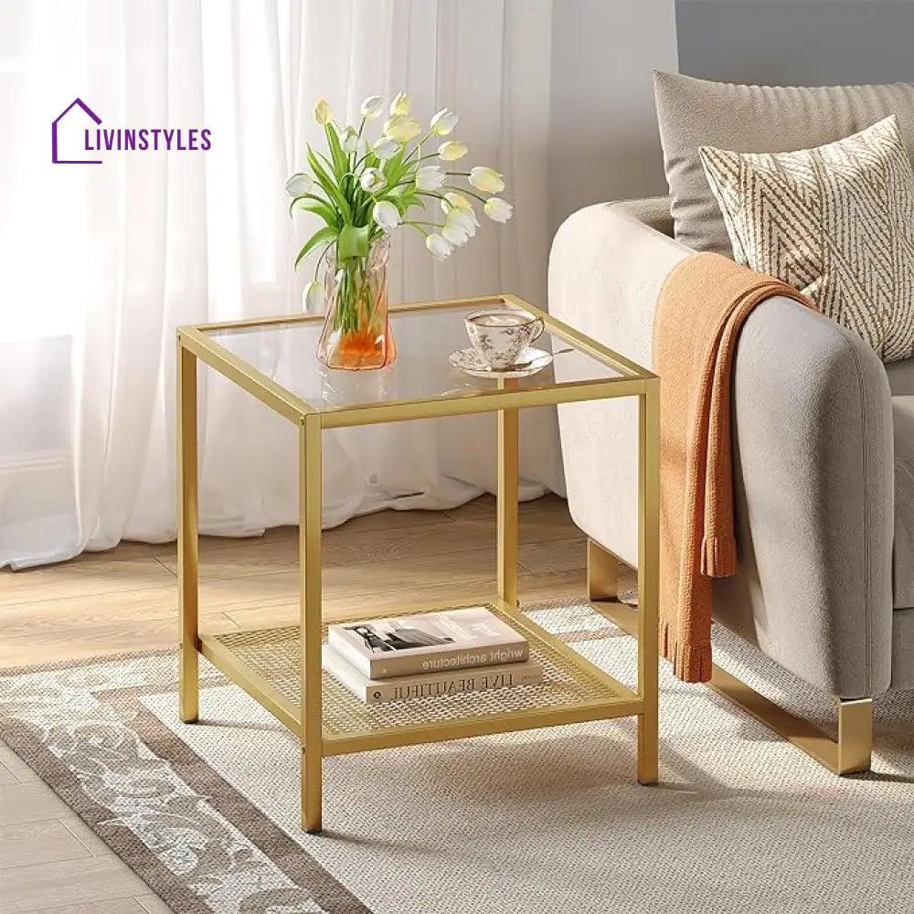 Lavanya Metal Side Table For Living Room