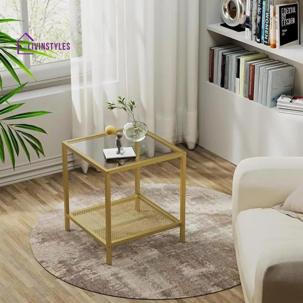 Lavanya Metal Side Table For Living Room