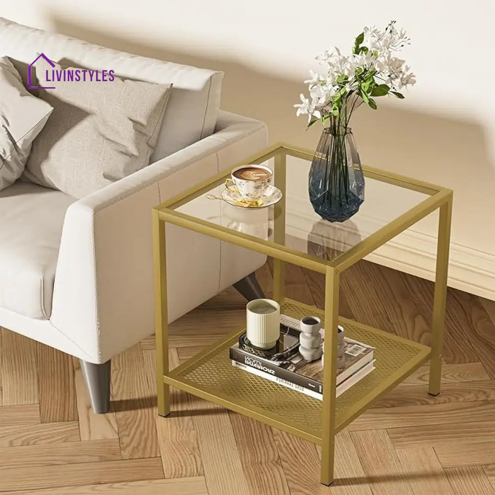 Lavanya Metal Side Table For Living Room