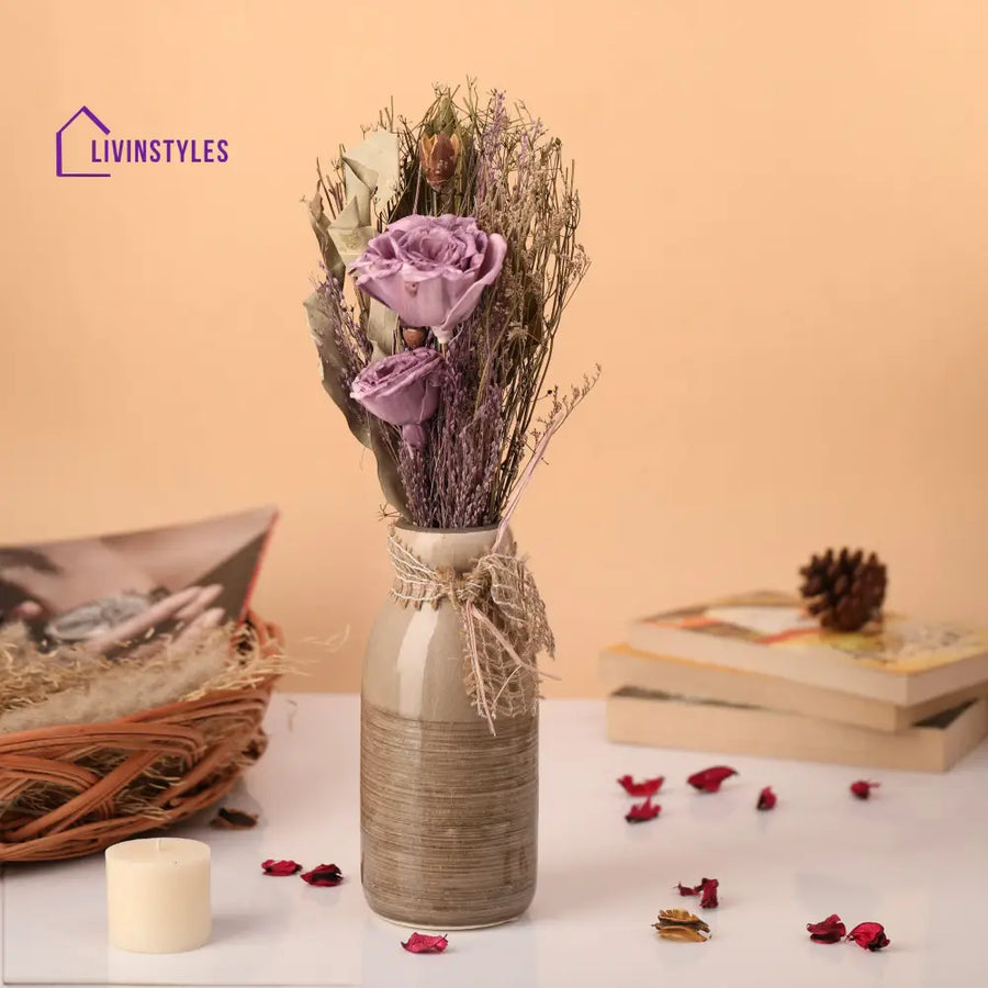 Lea Dried Lavender Big Vase