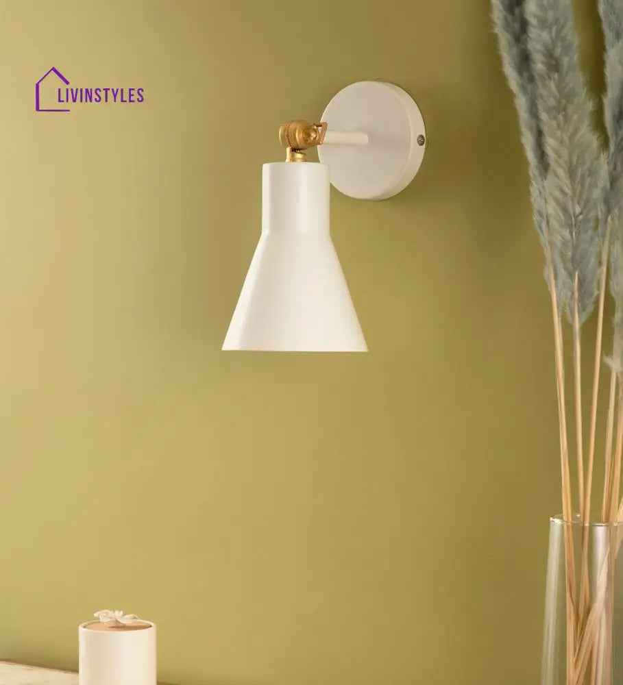 Liam Small White Wall Sconce Lamp