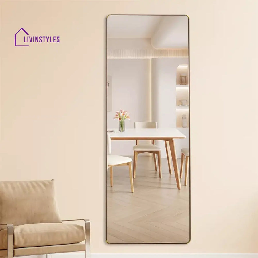 Liza Stainless Steel Frame Full Length Mirror