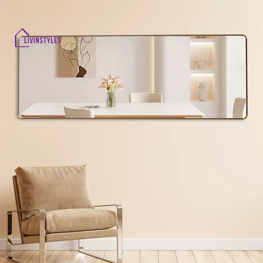 Liza Stainless Steel Frame Full Length Mirror