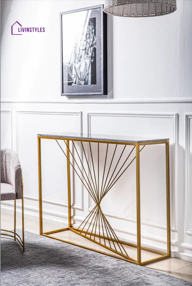 Lokesh Metal Console Table