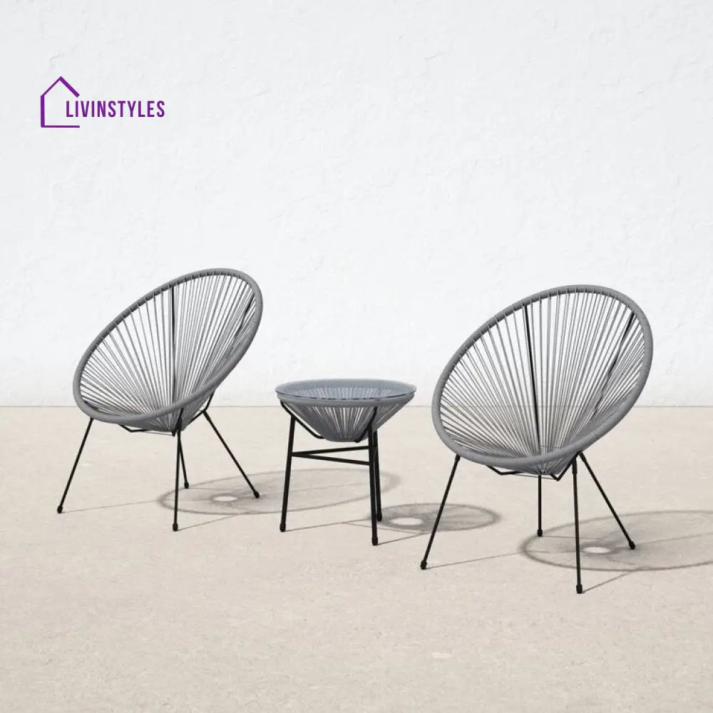 London 3 Piece Rope Outdoor Chair