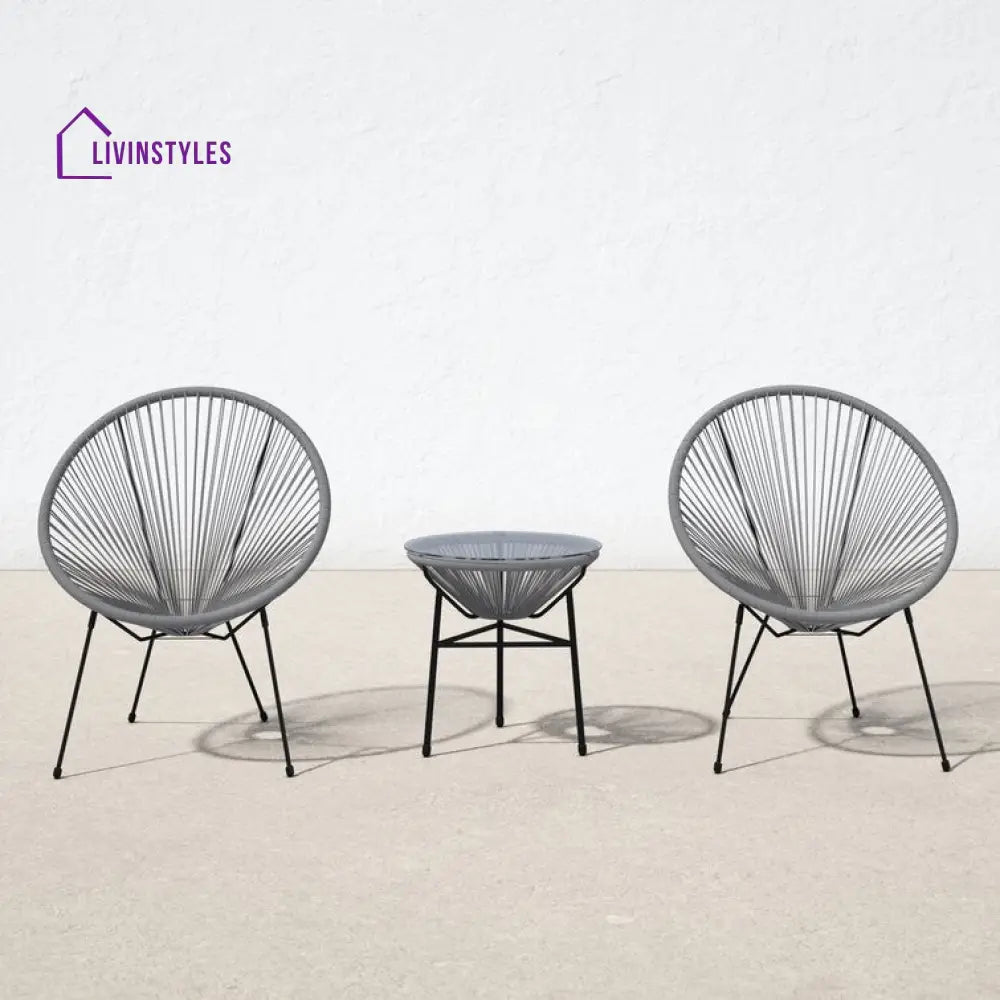 London 3 Piece Rope Outdoor Chair