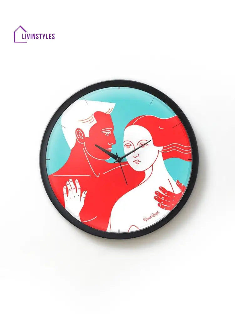 Love Forever Multicolor Wall Clock