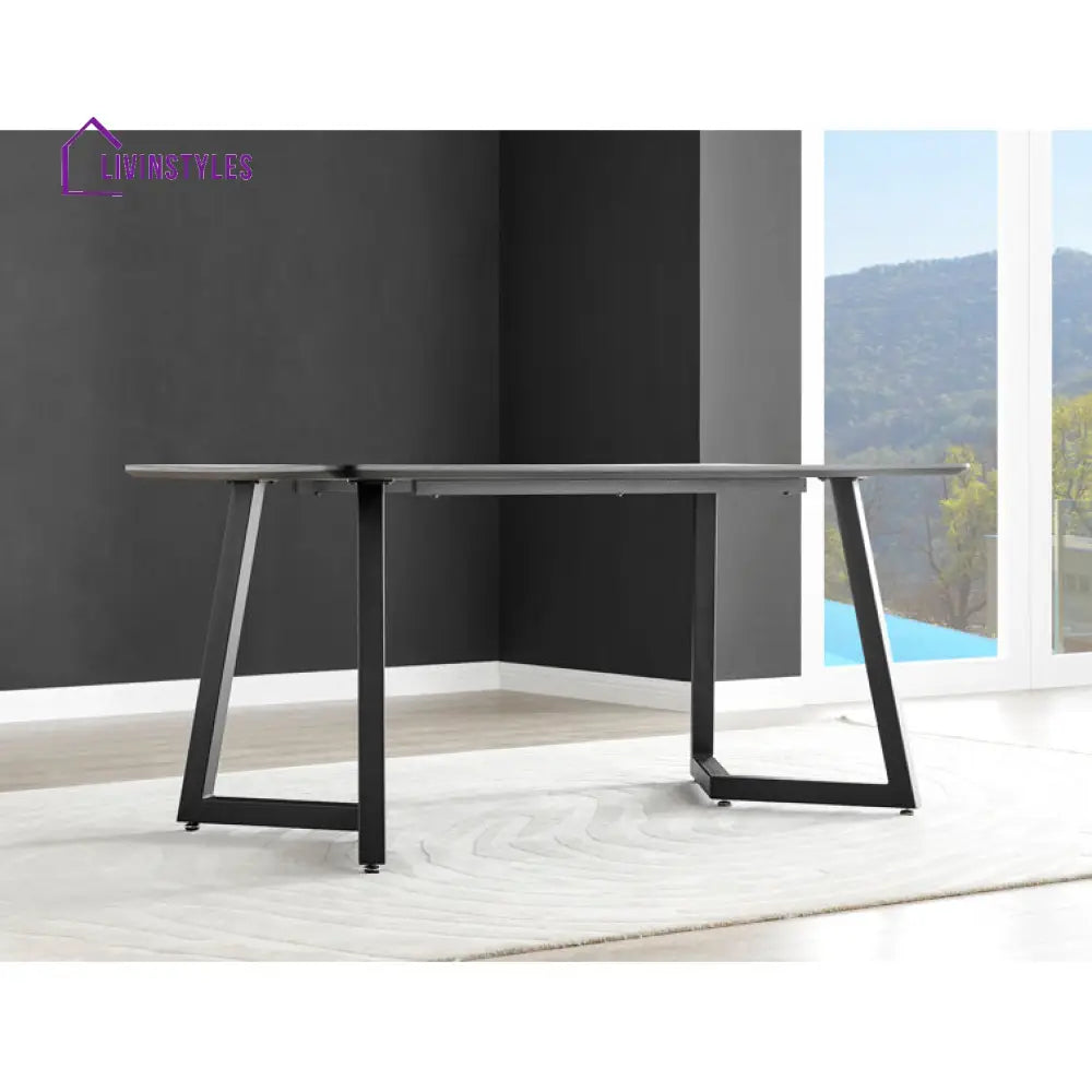 Lustre Stainless Steel Dining Table Set