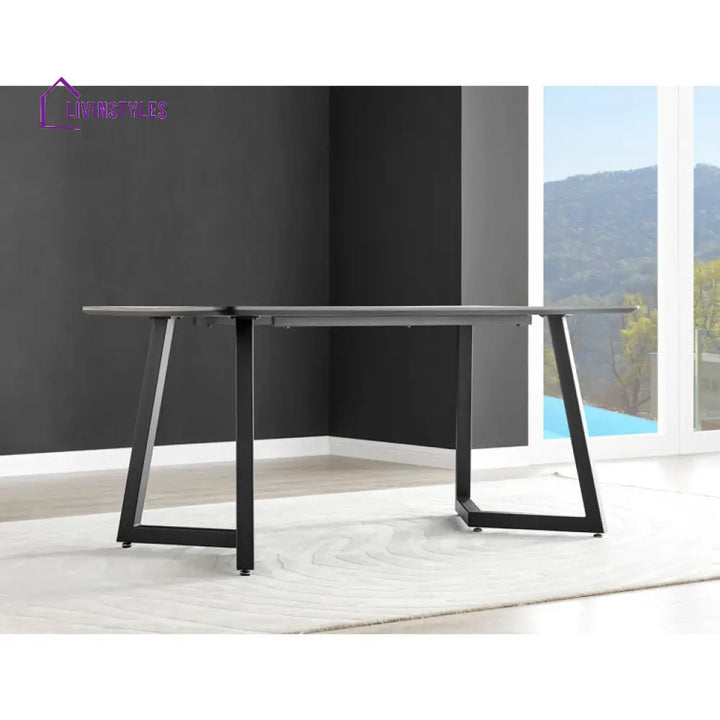 Lustre Stainless Steel Dining Table Set