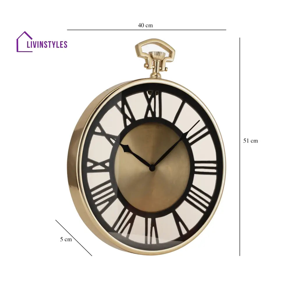 Luxe Woodcraft Silver Table Clock