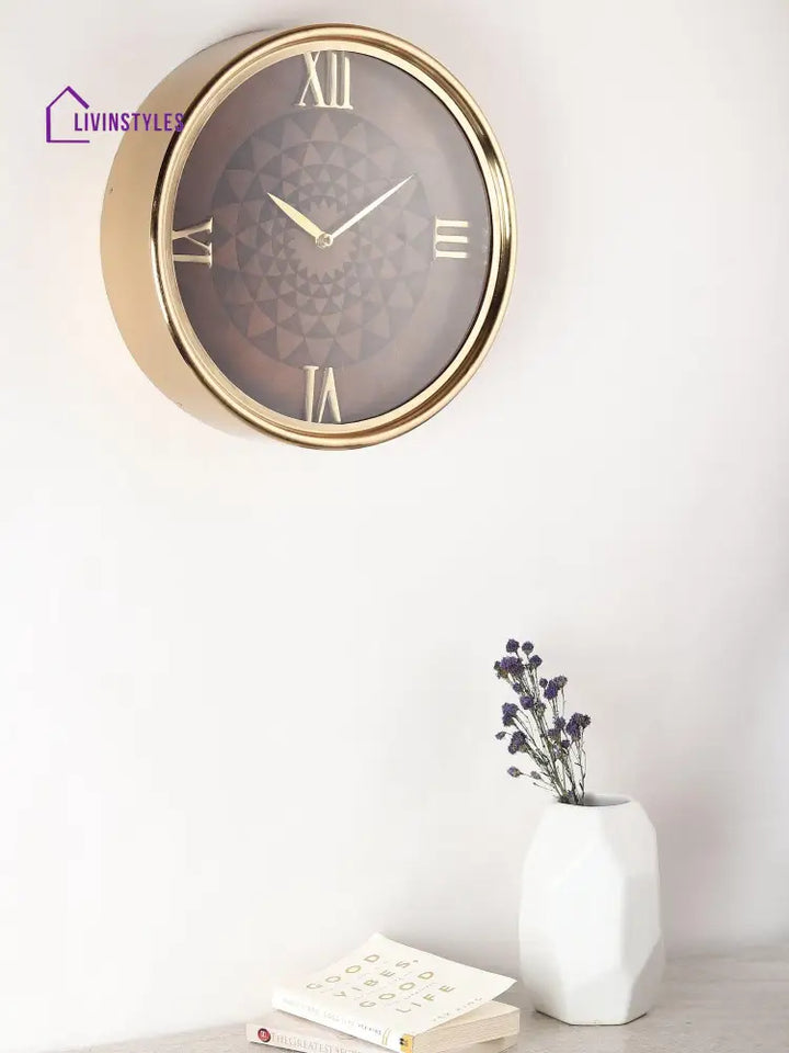 Luxe Woodcraft Wall Clock