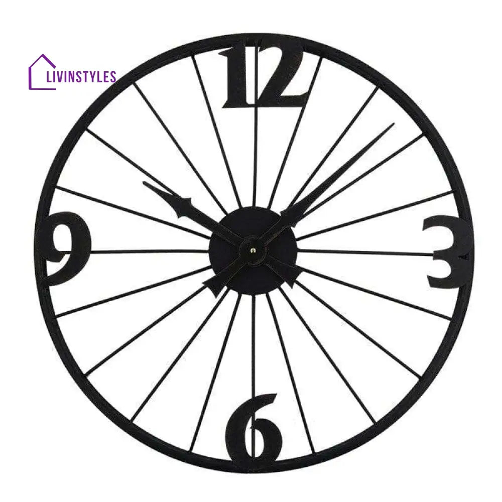 Madhuri Modern Metal Wall Clock