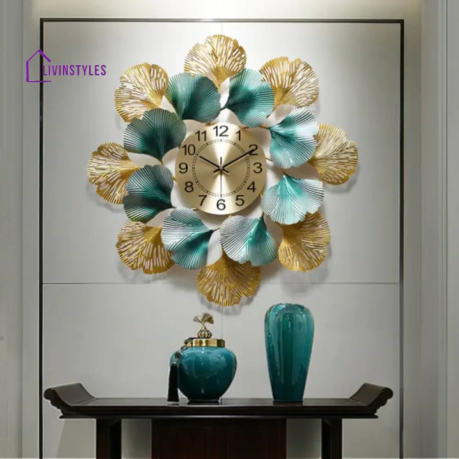 Mahima Blue Decorative Wall Clock