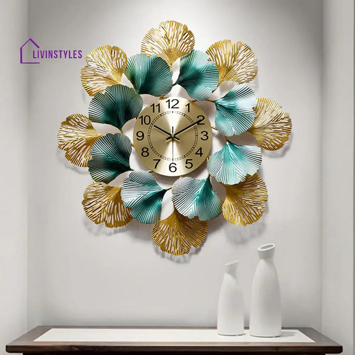 Mahima Blue Decorative Wall Clock