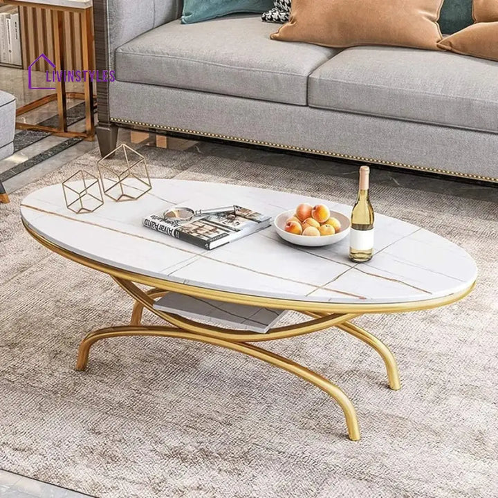 Mahita Stainless Steel Pvd Coated Coffee Table