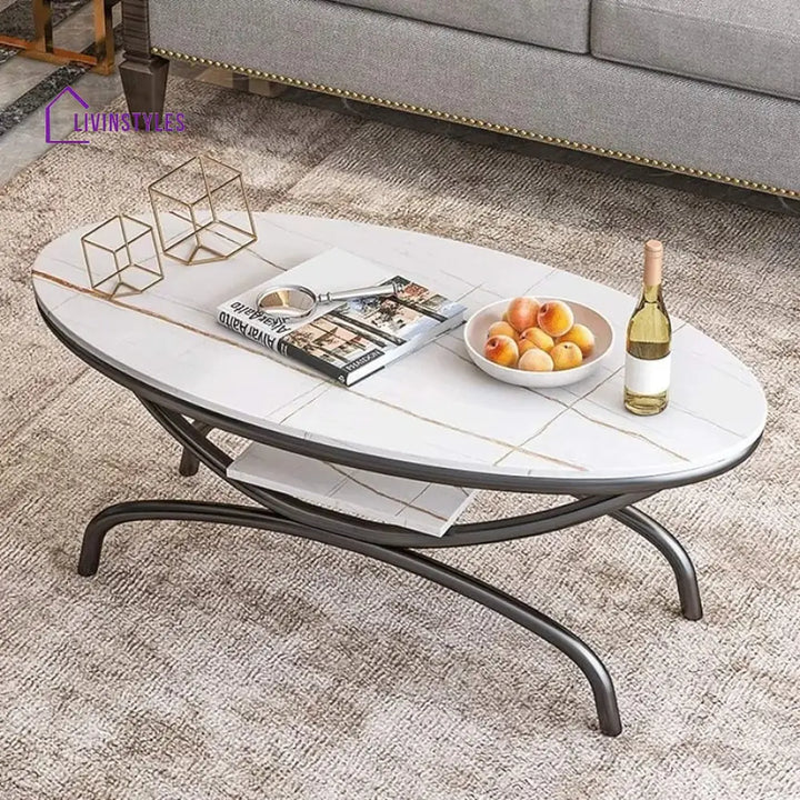 Mahita Stainless Steel Pvd Coated Coffee Table