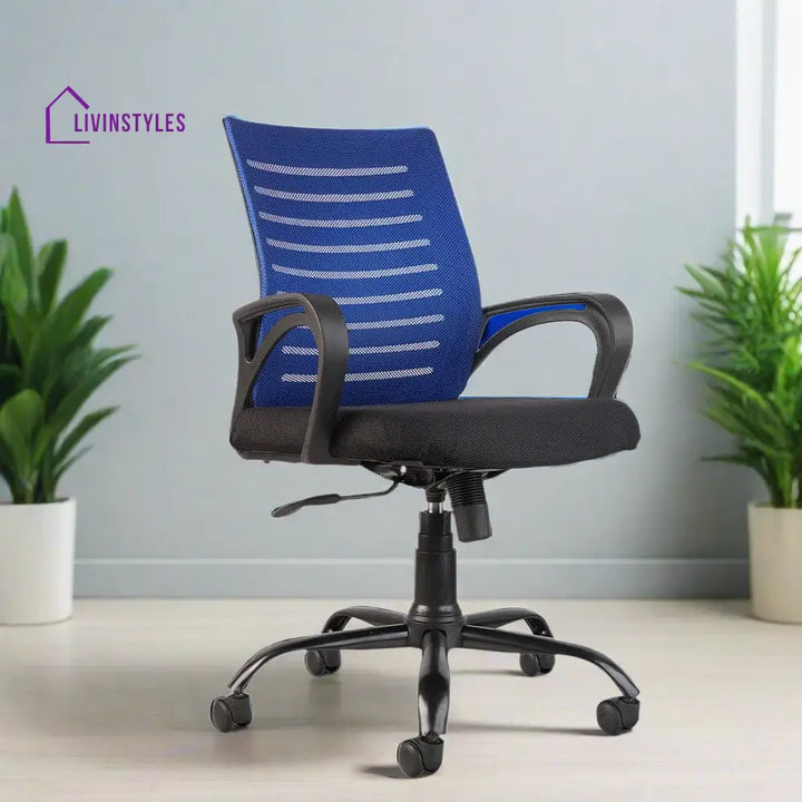 Maira Executive Office Chair Blue Basic Chairs