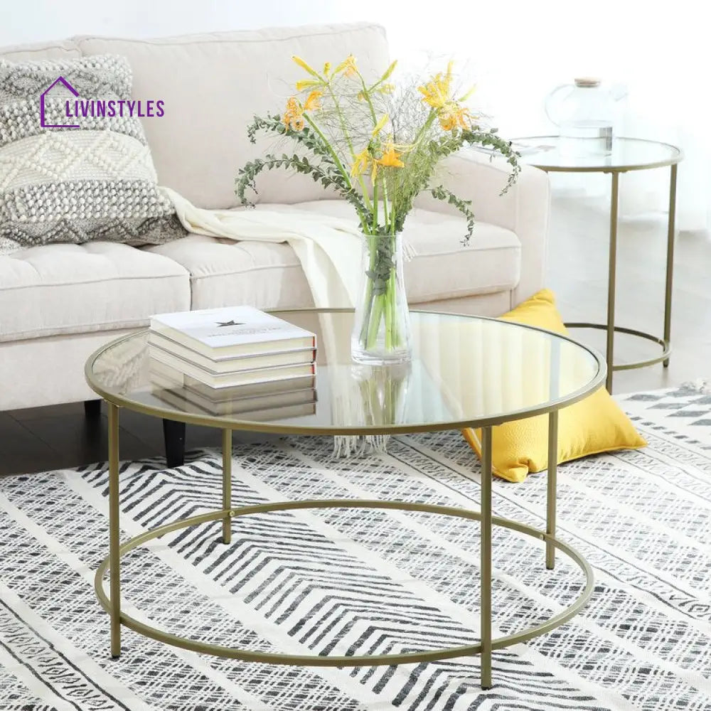 Maithili Metal Coffee Table For Living Room