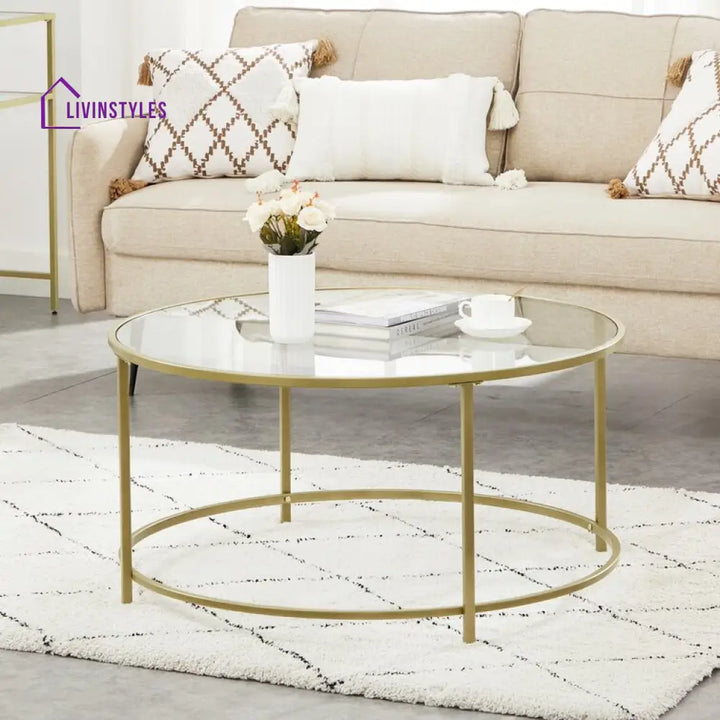 Maithili Metal Coffee Table For Living Room