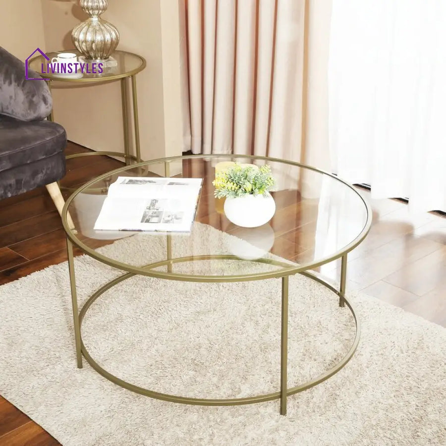 Maithili Metal Coffee Table For Living Room