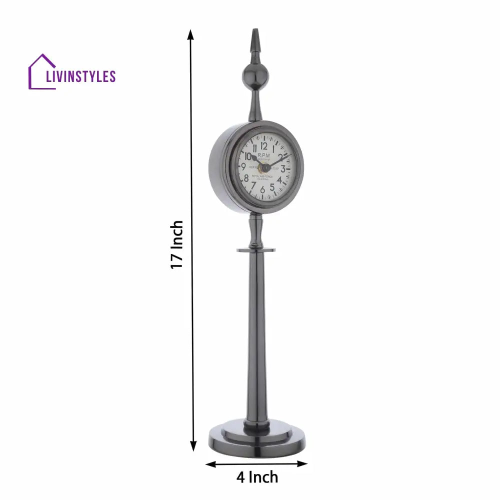 Majestic Spire Clock Black