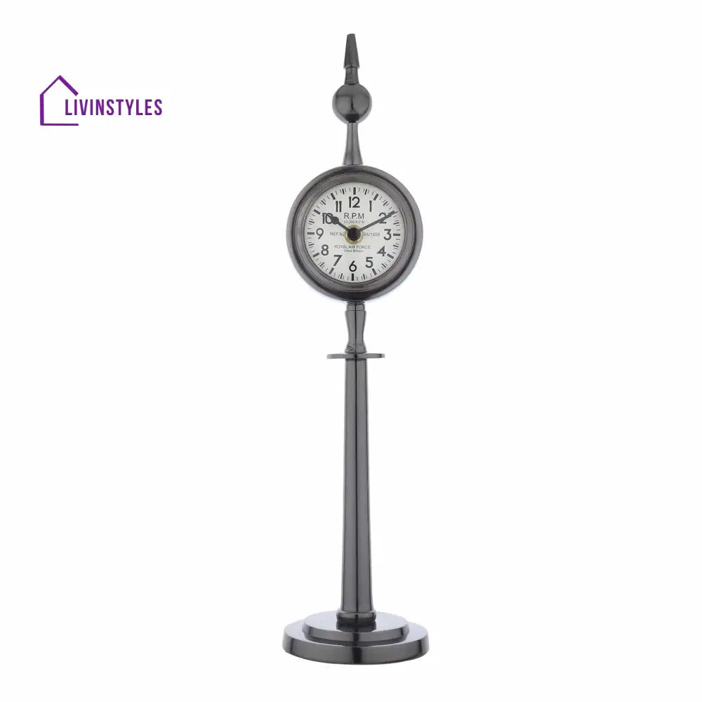 Majestic Spire Clock Black