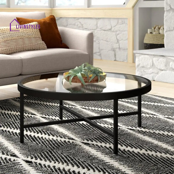 Malini Metal Coffee Table For Living Room