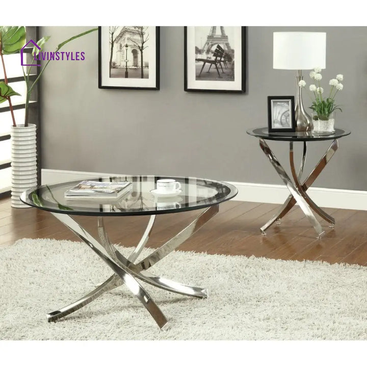 Manav Metal Coffee Table For Living Room