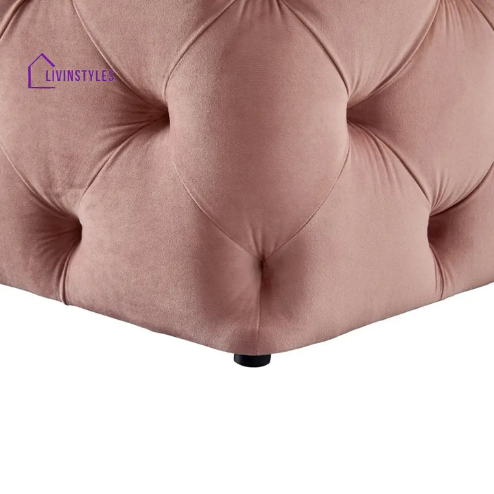 Ottoman - Angel Allover Tufted Square Ottoman