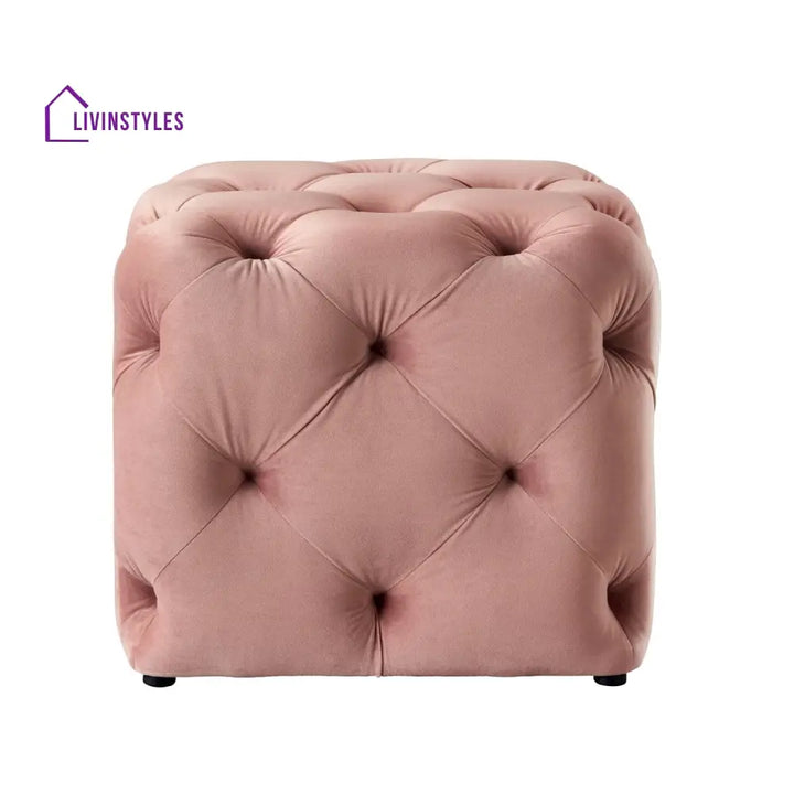 Ottoman - Angel Allover Tufted Square Ottoman