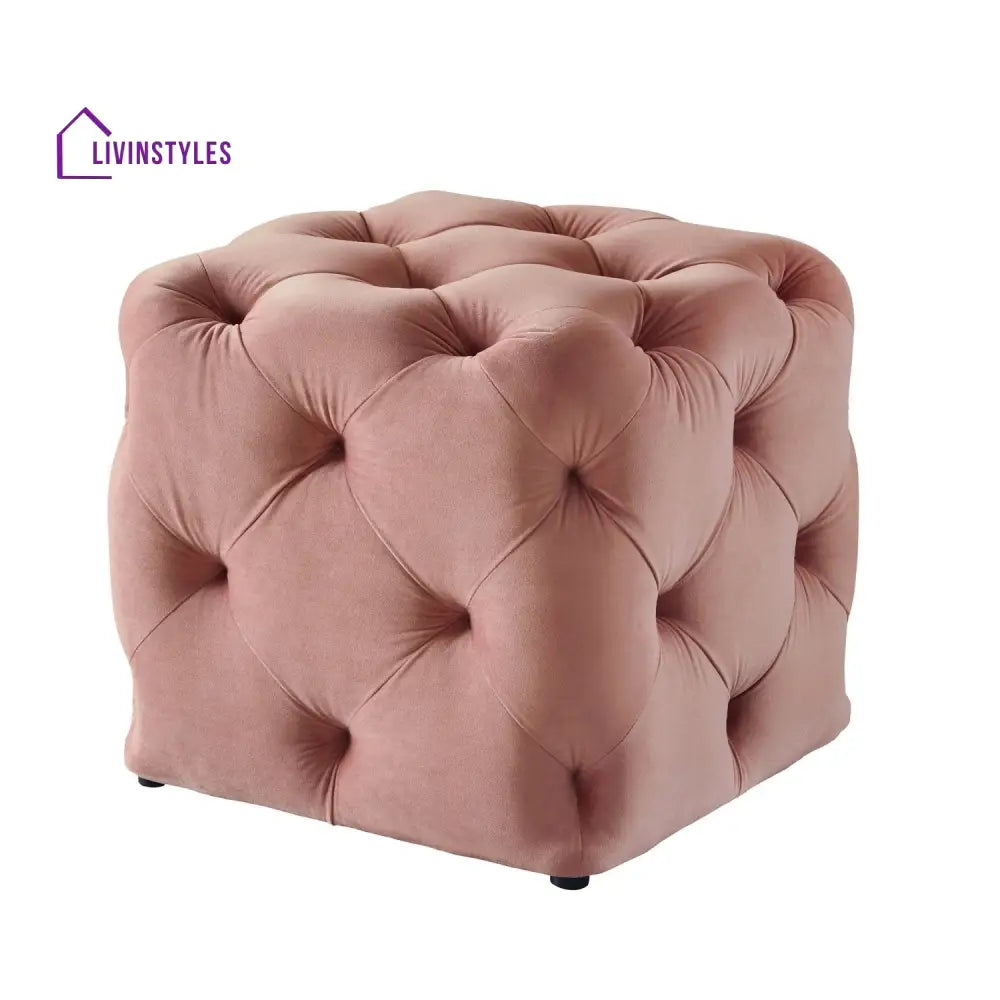 Ottoman - Angel Allover Tufted Square Ottoman