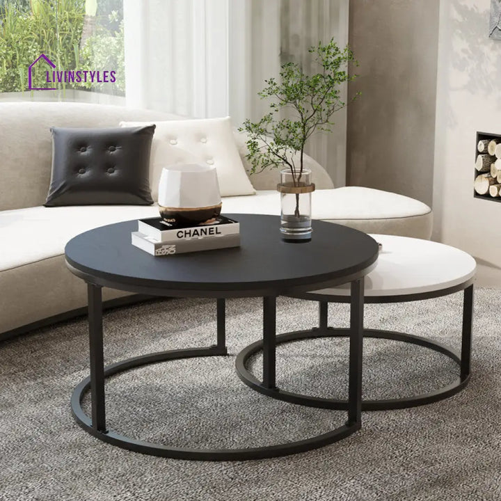 Mansi Marble Top Metal Coffee Table