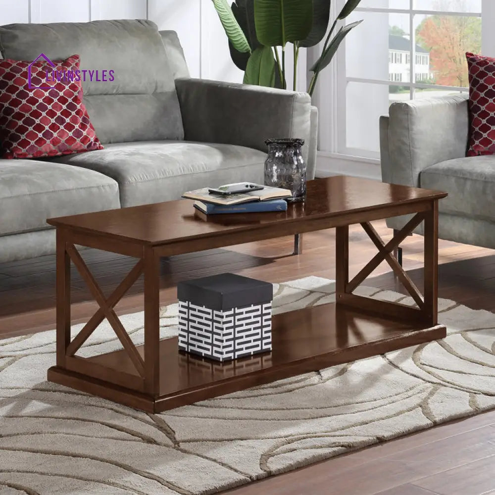 Mansi Sheesham Wood Coffee Table For Living Room