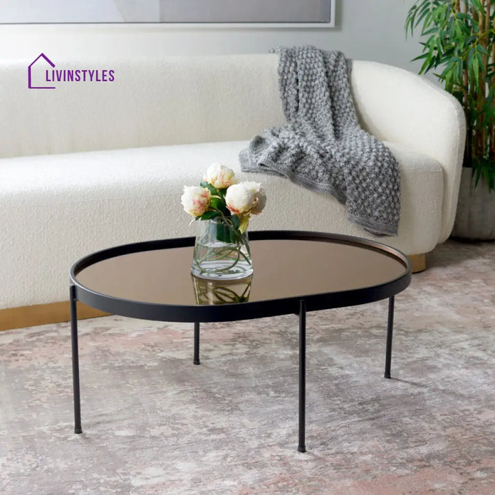 Maple Metal Coffee Table For Living Room