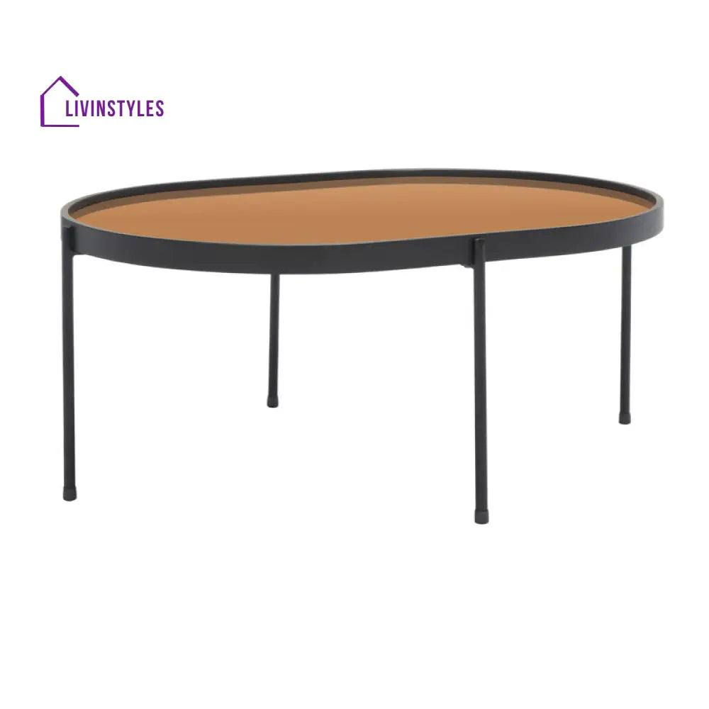 Maple Metal Coffee Table For Living Room