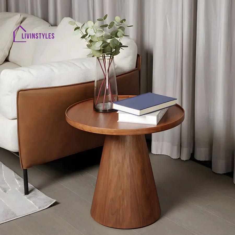 Margaret Wooden Side Table for Living Room