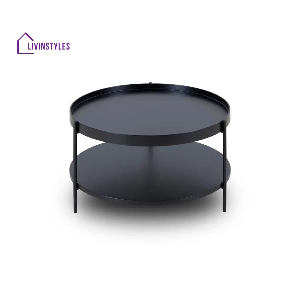 Meadow Metal Coffee Table In Black Colour