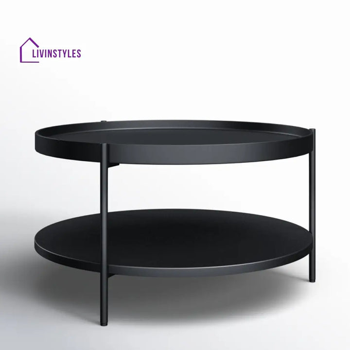 Meadow Metal Coffee Table In Black Colour