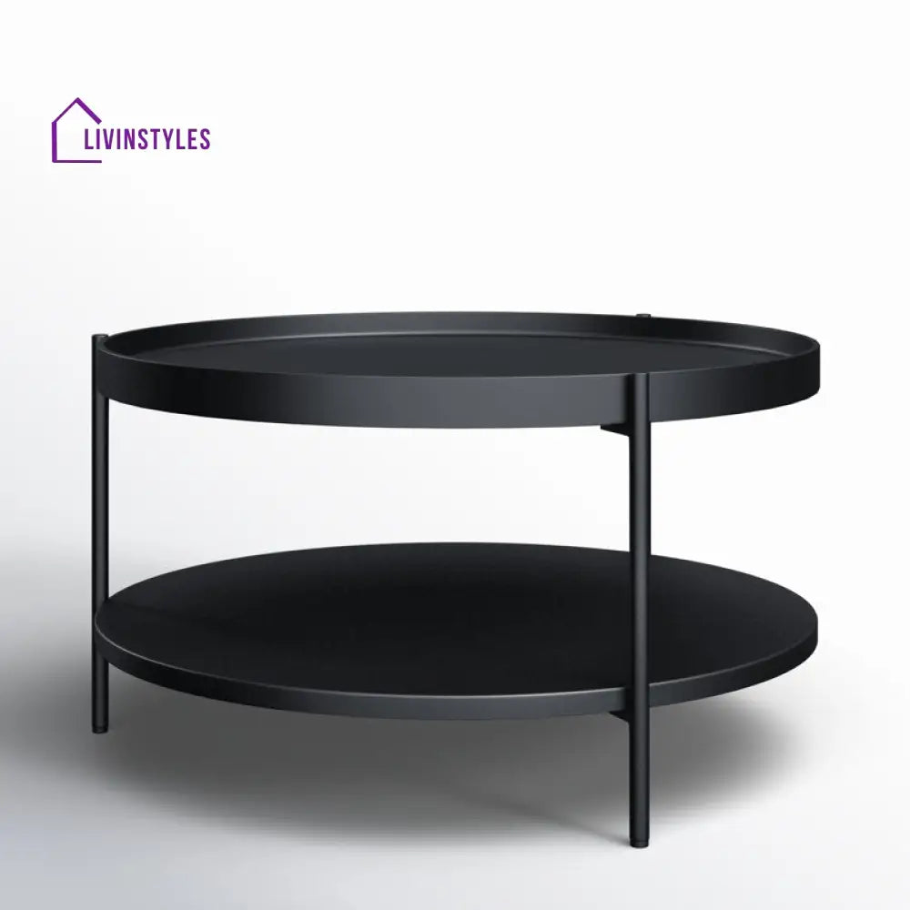 Meadow Metal Coffee Table In Black Colour