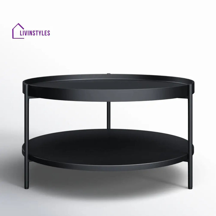 Meadow Metal Coffee Table In Black Colour