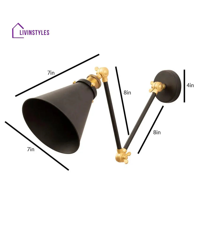 Mimmic Black Wall Sconce Lamp