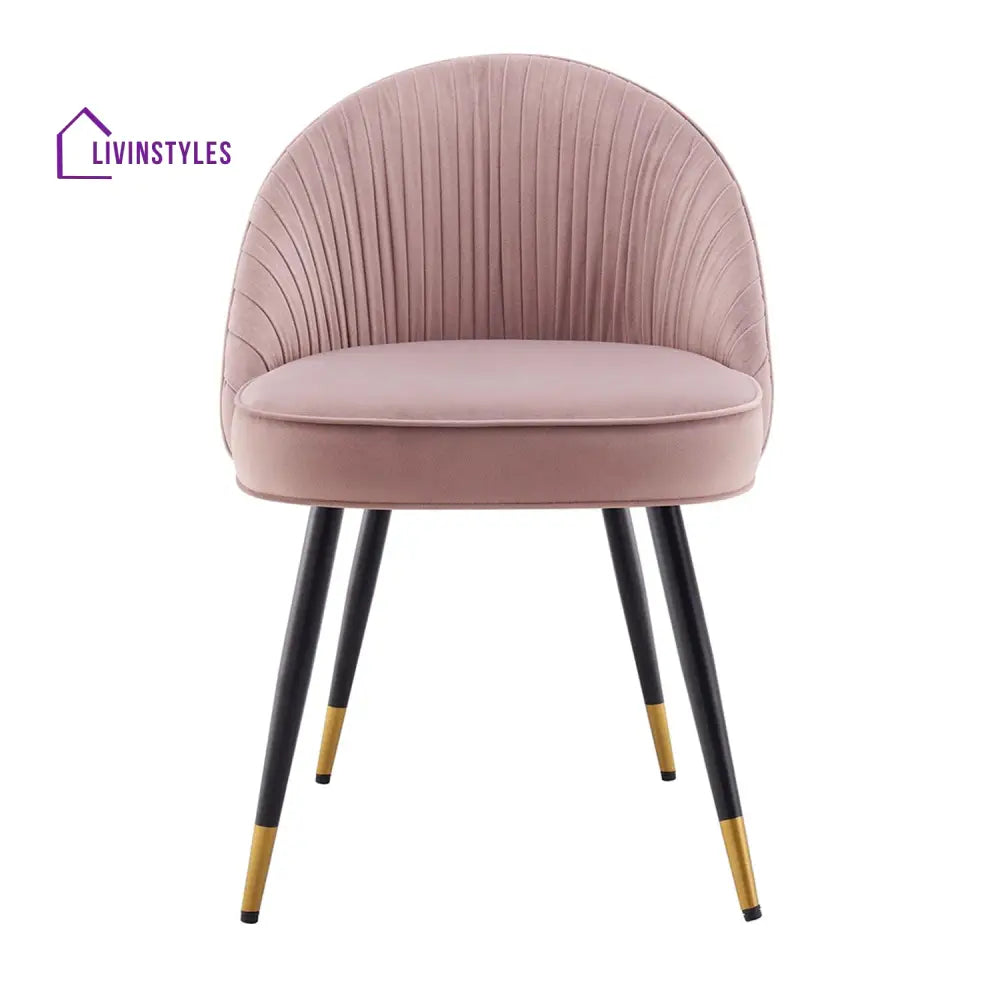 Minimalist Velvet Dining Table Chair Pink Furniture