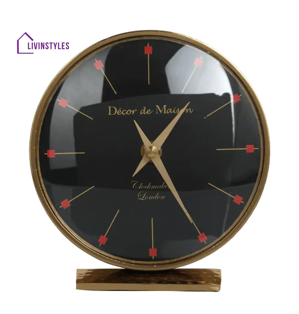 Minno Gold Table Clock